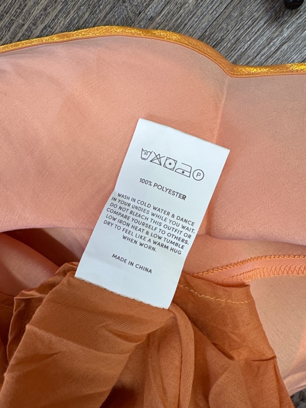 Peppermayo Loren Maxi Dress Mango Shimmer Satin Slip Dress Tie Back NWT Size 4 - Picture 8 of 11